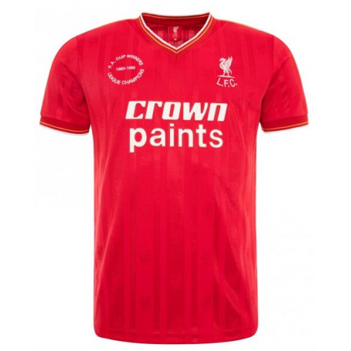 85-86 Liverpool Retro Home Kit Soccer Jersey